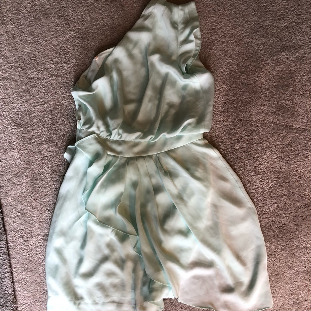 BcBg Generation sea green one shoulder dress - Picture 2 of 3